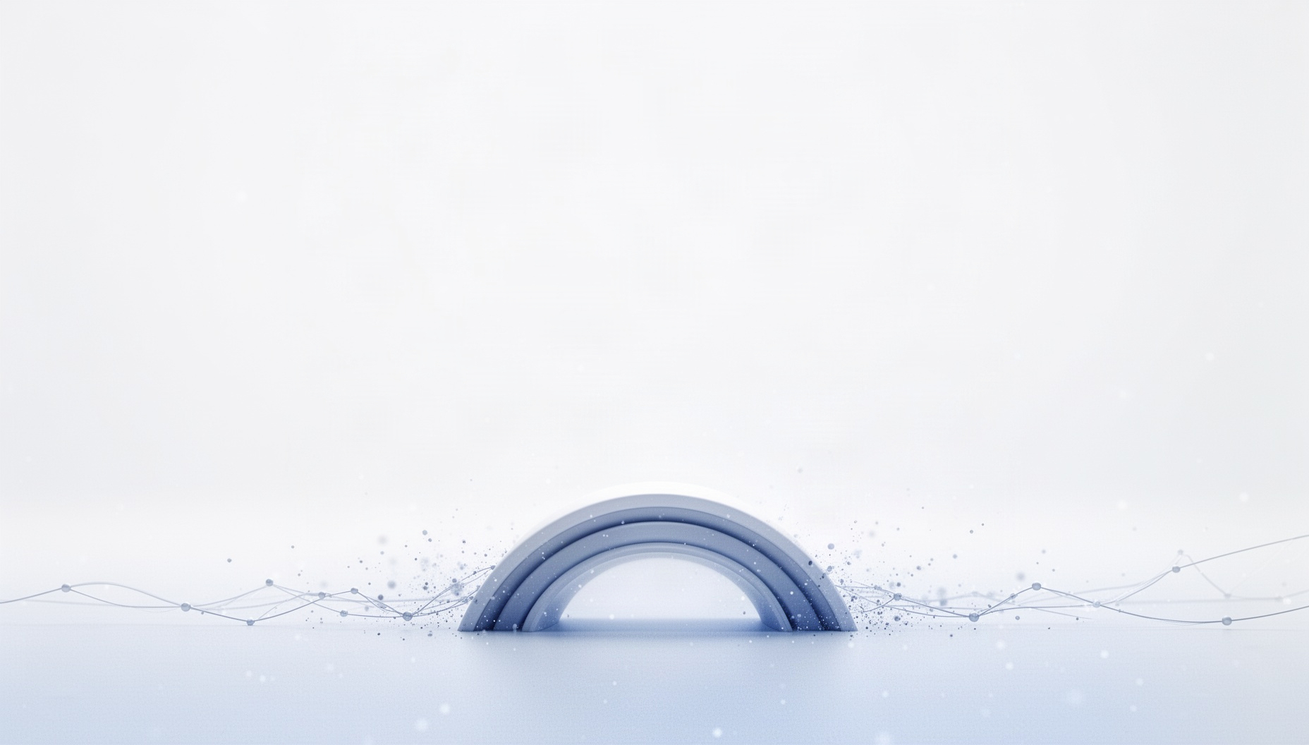 Lungs PowerPoint background with a holographic diaphragm along the bottom edge, white