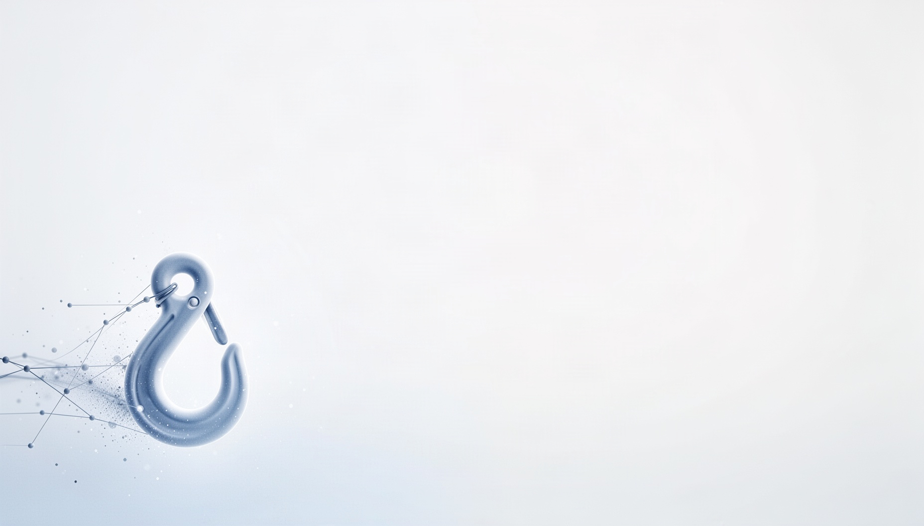 Farm PowerPoint background with a holographic mule harness hook in opposite corners, white