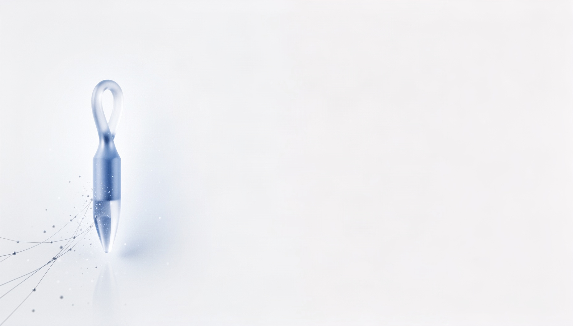 Art background for slides with a line-art sculpting tool loop on the left edge, white