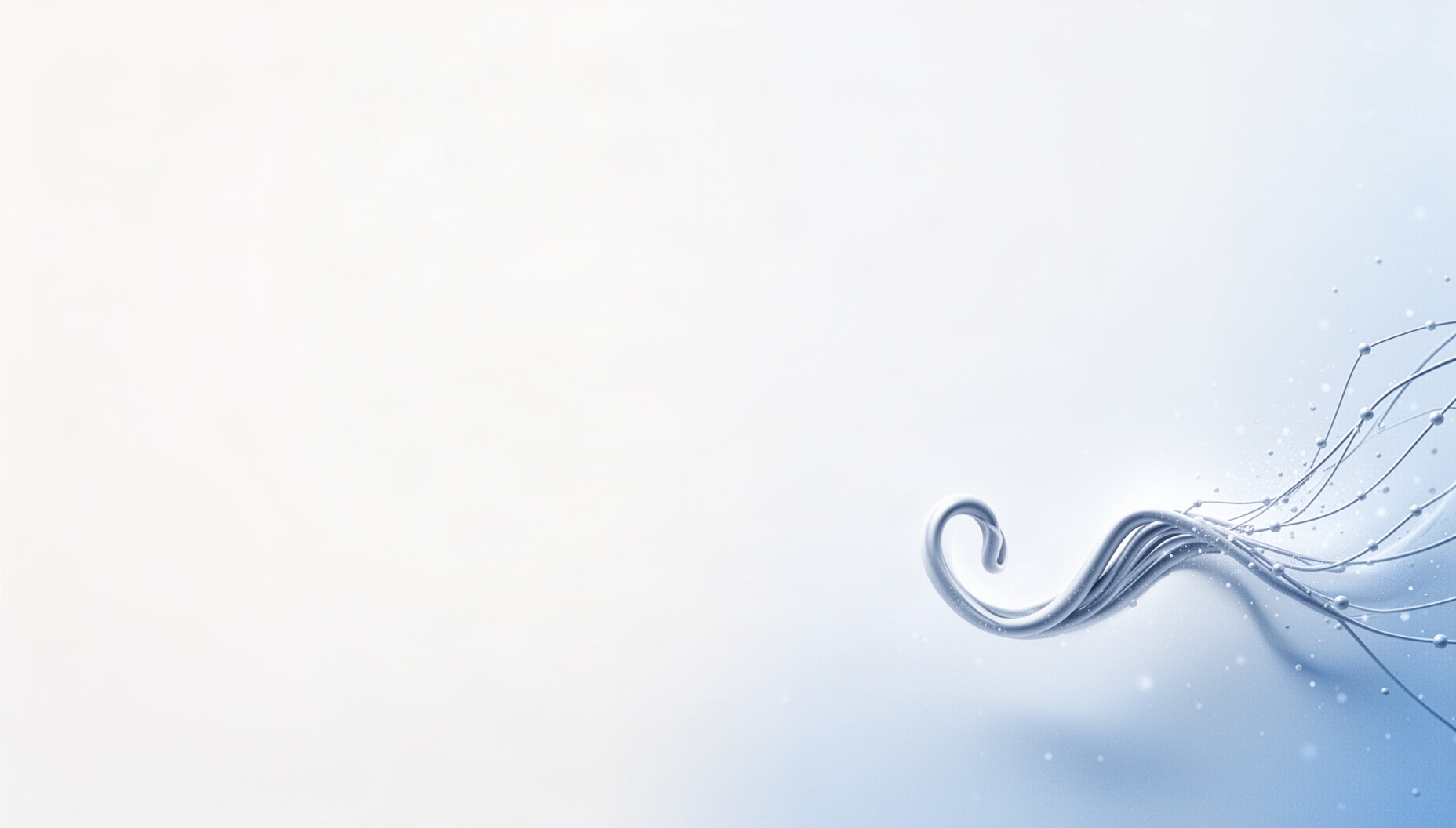 Art background for slides with a line-art wire armature in opposite corners (top left, bottom right), white