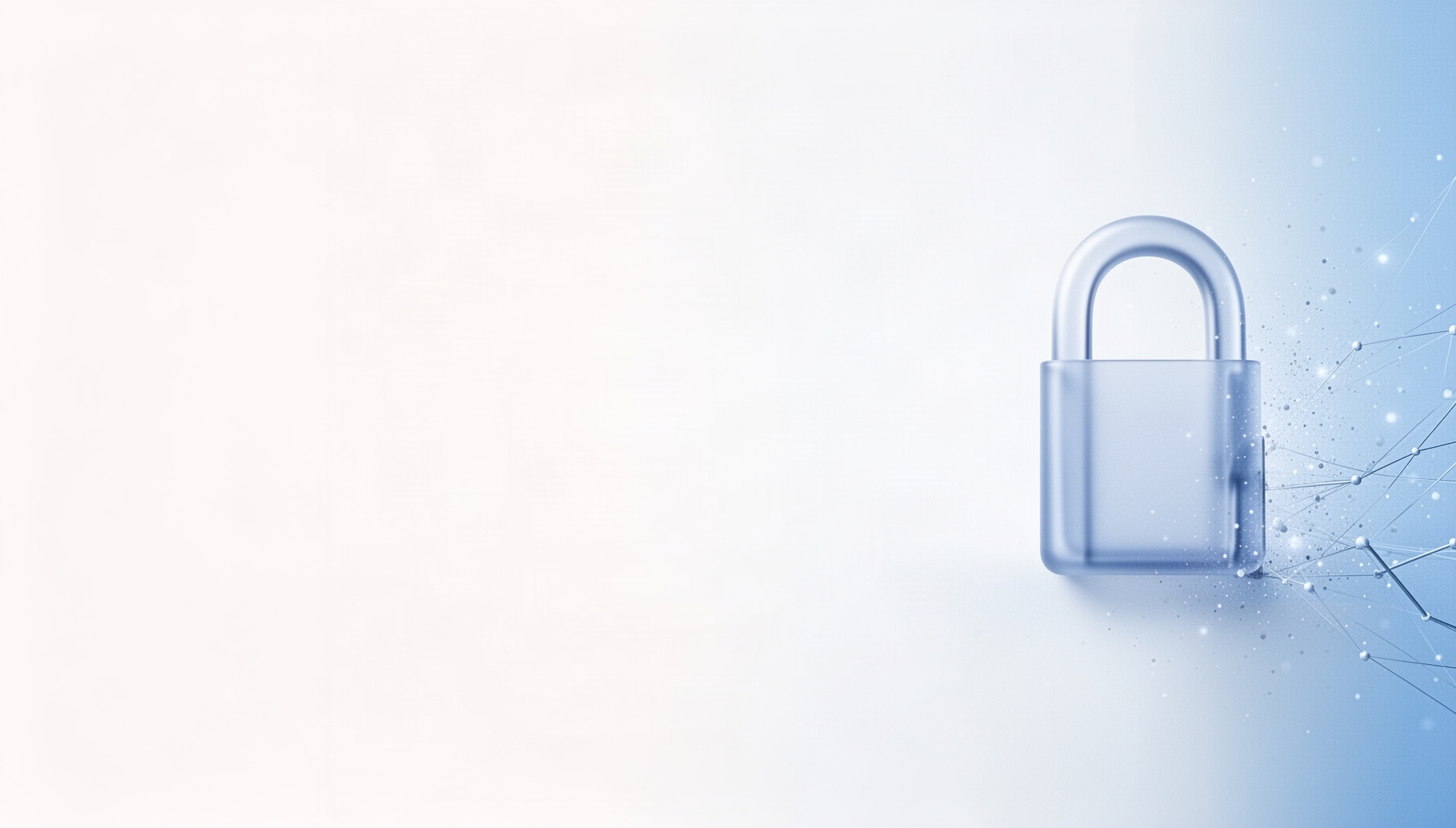 Office PowerPoint background with a pale blue wire in-tray handle on the right edge, white